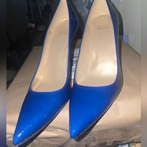 NEW Stuart Weitzman Daisy Sea Aniline In Box